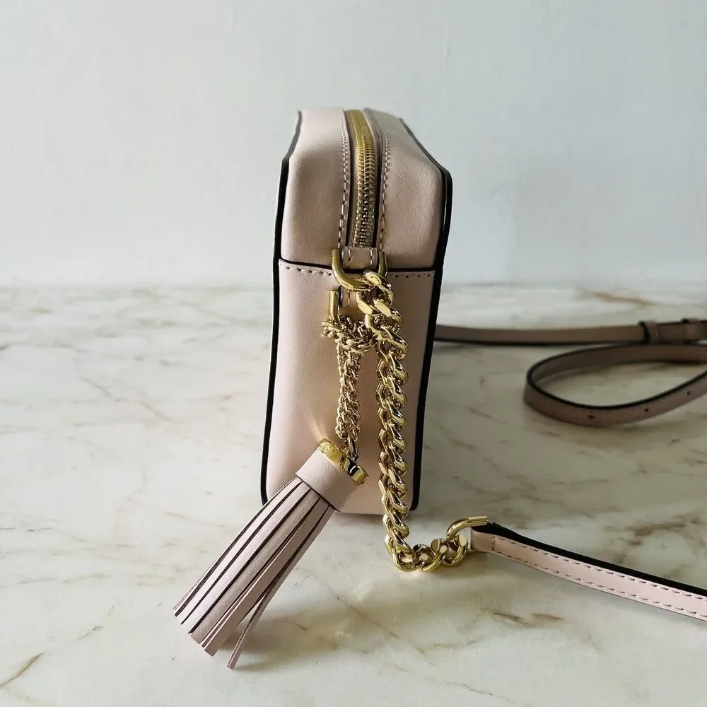 MICHAEL KORS Ginny Soft Pink Leather 